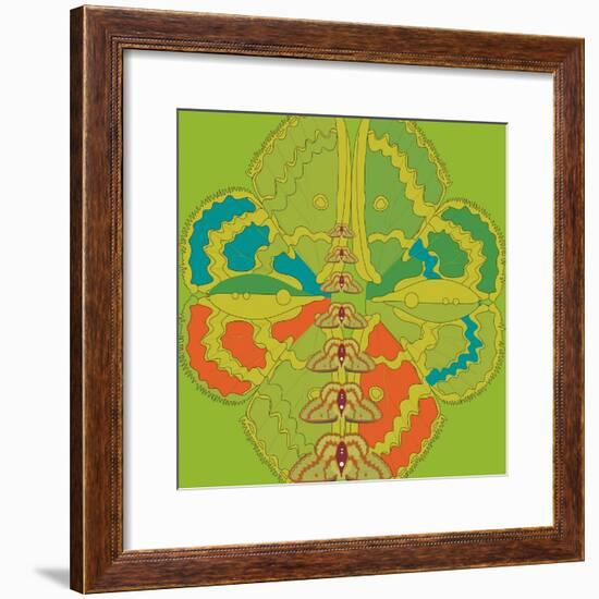 Lime Green Zuca Fantasy-Belen Mena-Framed Giclee Print