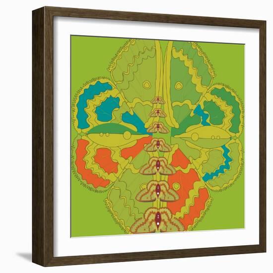 Lime Green Zuca Fantasy-Belen Mena-Framed Giclee Print