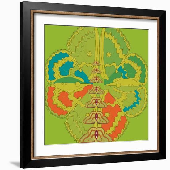 Lime Green Zuca Fantasy-Belen Mena-Framed Giclee Print