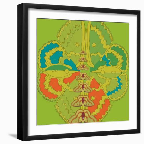 Lime Green Zuca Fantasy-Belen Mena-Framed Giclee Print