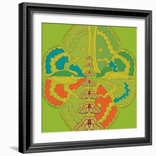 Lime Green Zuca Fantasy-Belen Mena-Framed Giclee Print