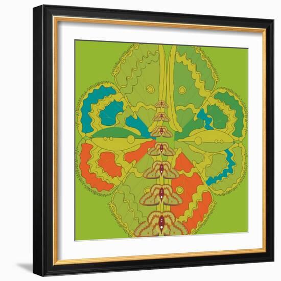 Lime Green Zuca Fantasy-Belen Mena-Framed Giclee Print