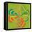 Lime Green Zuca Fantasy-Belen Mena-Framed Premier Image Canvas