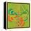 Lime Green Zuca Fantasy-Belen Mena-Framed Premier Image Canvas