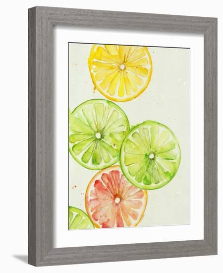 Lime in Around III-Rikki Drotar-Framed Giclee Print