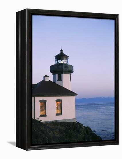 Lime Kiln Lighthouse, San Juan Island, Washington State, USA-Stuart Westmorland-Framed Premier Image Canvas