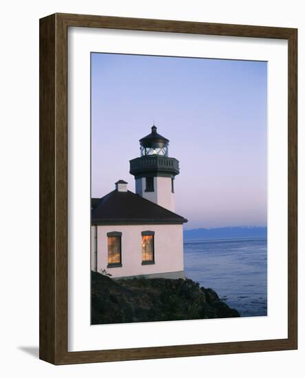 Lime Kiln Lighthouse, San Juan Island, Washington State, USA-Stuart Westmorland-Framed Photographic Print