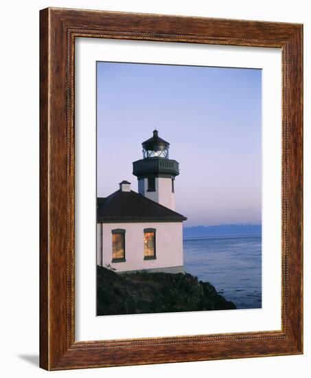 Lime Kiln Lighthouse, San Juan Island, Washington State, USA-Stuart Westmorland-Framed Photographic Print