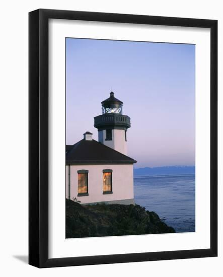Lime Kiln Lighthouse, San Juan Island, Washington State, USA-Stuart Westmorland-Framed Photographic Print