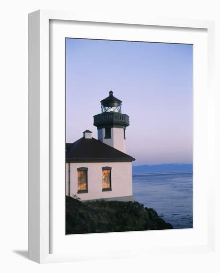 Lime Kiln Lighthouse, San Juan Island, Washington State, USA-Stuart Westmorland-Framed Photographic Print