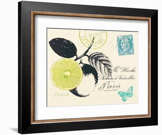 Lime Letter-Z Studio-Framed Premium Giclee Print