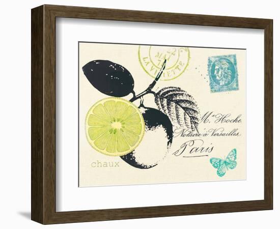 Lime Letter-Z Studio-Framed Art Print