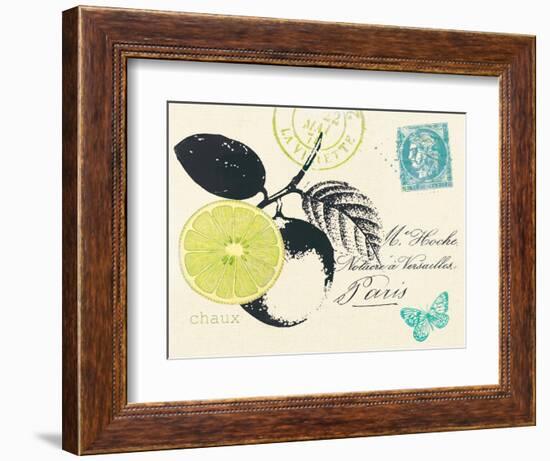 Lime Letter-Z Studio-Framed Art Print