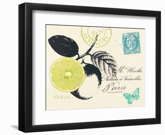 Lime Letter-Z Studio-Framed Art Print