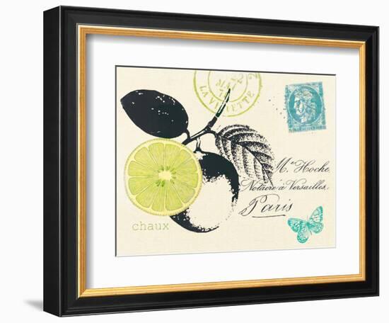 Lime Letter-Z Studio-Framed Art Print