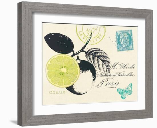 Lime Letter-Z Studio-Framed Art Print