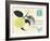 Lime Letter-Z Studio-Framed Art Print