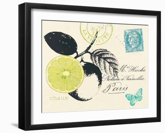 Lime Letter-Z Studio-Framed Art Print