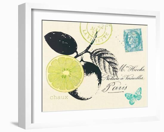 Lime Letter-Z Studio-Framed Art Print