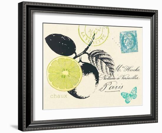 Lime Letter-Z Studio-Framed Art Print