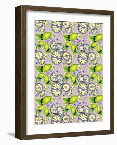 Lime Moscow Mule Flowers-Cyndi Lou-Framed Giclee Print