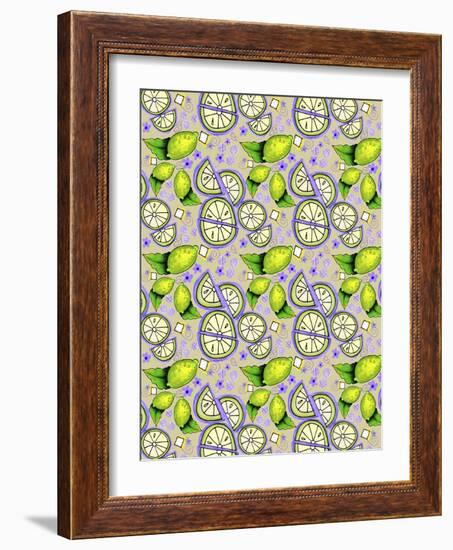 Lime Moscow Mule Flowers-Cyndi Lou-Framed Giclee Print