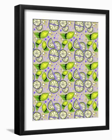 Lime Moscow Mule Flowers-Cyndi Lou-Framed Giclee Print