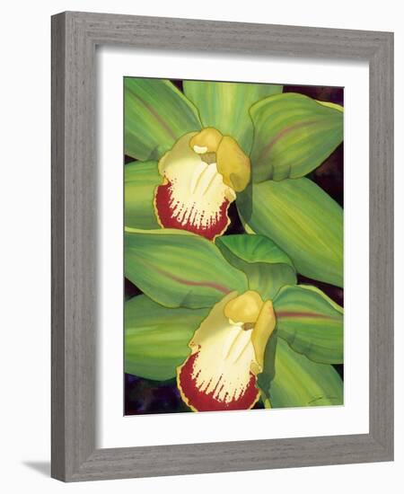 Lime Orchid I-Jason Higby-Framed Art Print