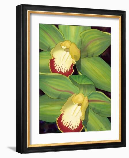 Lime Orchid I-Jason Higby-Framed Art Print