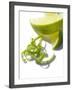 Lime Slices And Peel-Jon Stokes-Framed Photographic Print