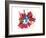 Lime Spash Flower-Elle Stewart-Framed Art Print