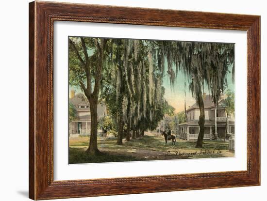 Lime Street, Lakeland, Florida-null-Framed Art Print