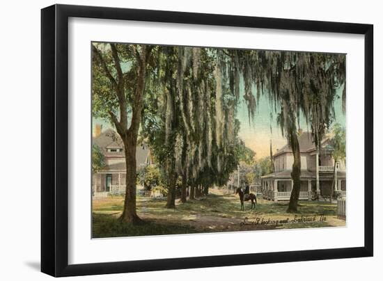 Lime Street, Lakeland, Florida-null-Framed Art Print