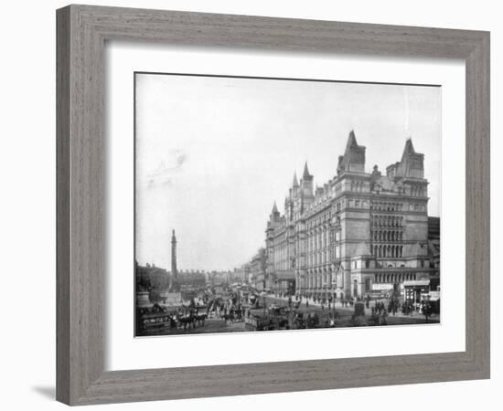 Lime Street, Liverpool, England, Late 19th Century-John L Stoddard-Framed Giclee Print