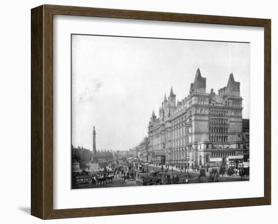 Lime Street, Liverpool, England, Late 19th Century-John L Stoddard-Framed Giclee Print