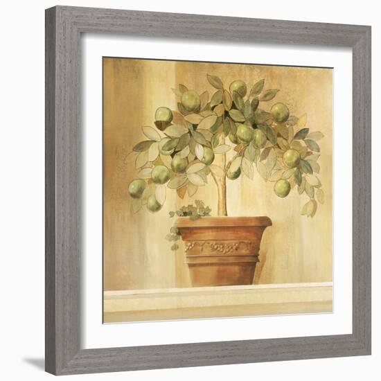 Lime Topiary-Hampton Hall-Framed Giclee Print