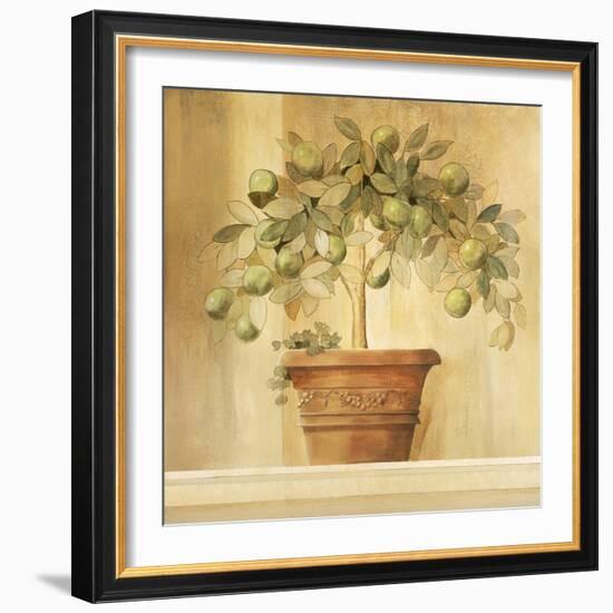 Lime Topiary-Hampton Hall-Framed Giclee Print