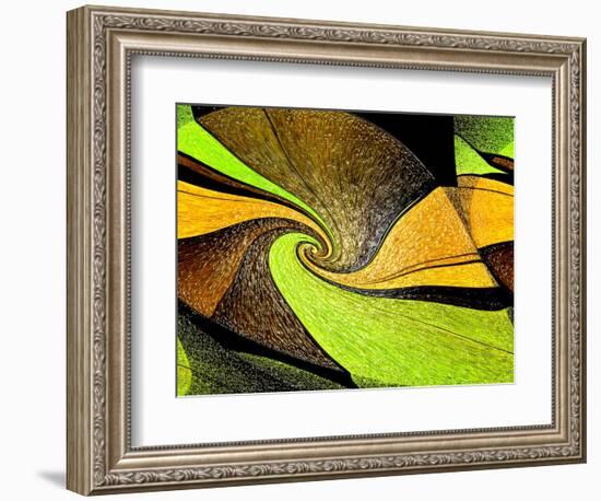 Lime Twist-Ruth Palmer-Framed Art Print