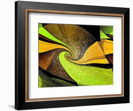 Lime Twist-Ruth Palmer-Framed Art Print