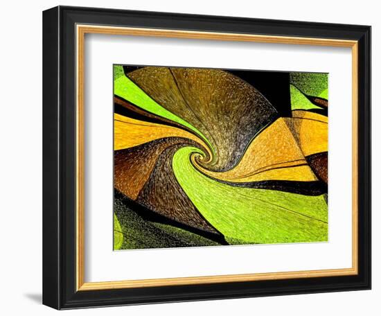 Lime Twist-Ruth Palmer-Framed Art Print