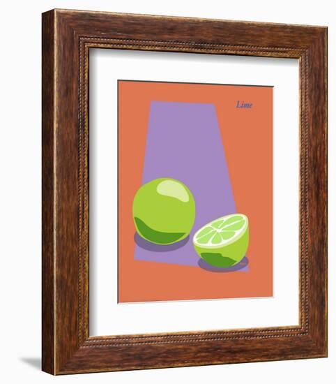 Lime-ATOM-Framed Giclee Print