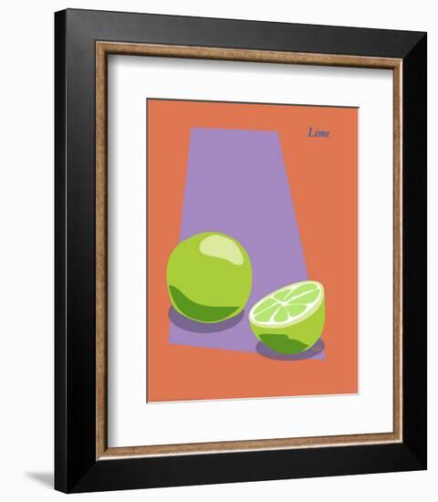 Lime-ATOM-Framed Giclee Print