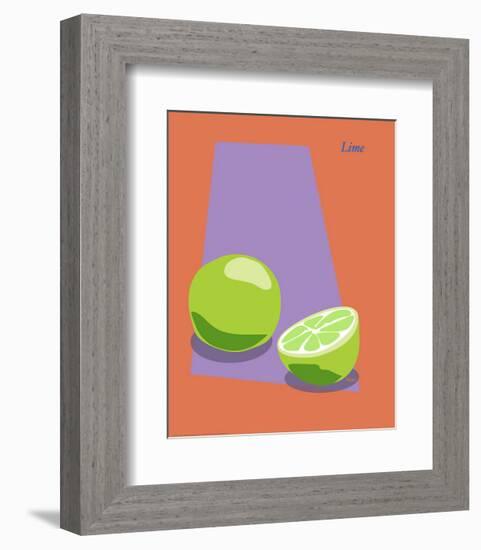 Lime-ATOM-Framed Giclee Print