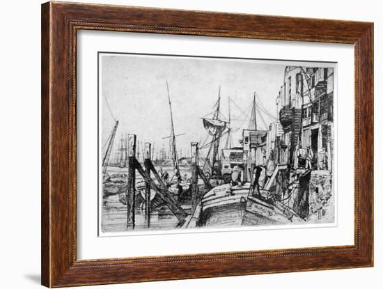 Limehouse, 19th Century-James Abbott McNeill Whistler-Framed Giclee Print