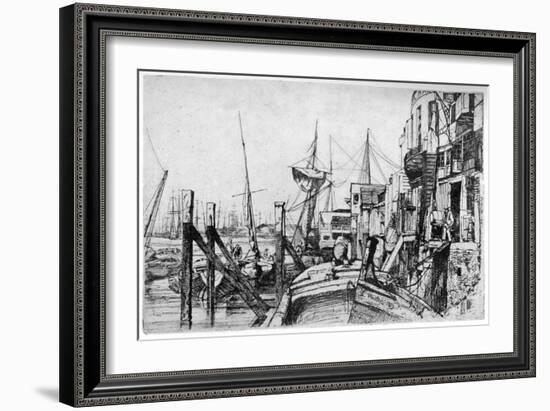 Limehouse, 19th Century-James Abbott McNeill Whistler-Framed Giclee Print