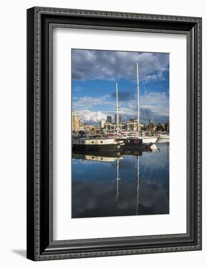 Limehouse Basin, London Borough of Tower Hamlets, East London, England, United Kingdom, Europe-Matthew Williams-Ellis-Framed Photographic Print