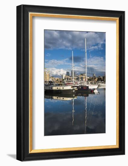 Limehouse Basin, London Borough of Tower Hamlets, East London, England, United Kingdom, Europe-Matthew Williams-Ellis-Framed Photographic Print