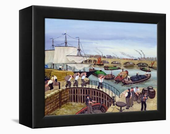 Limehouse Basin, Regent's Canal-Margaret Loxton-Framed Premier Image Canvas