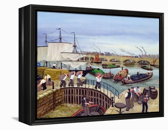 Limehouse Basin, Regent's Canal-Margaret Loxton-Framed Premier Image Canvas