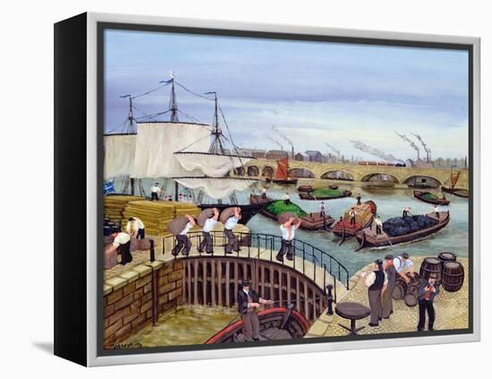 Limehouse Basin, Regent's Canal-Margaret Loxton-Framed Premier Image Canvas